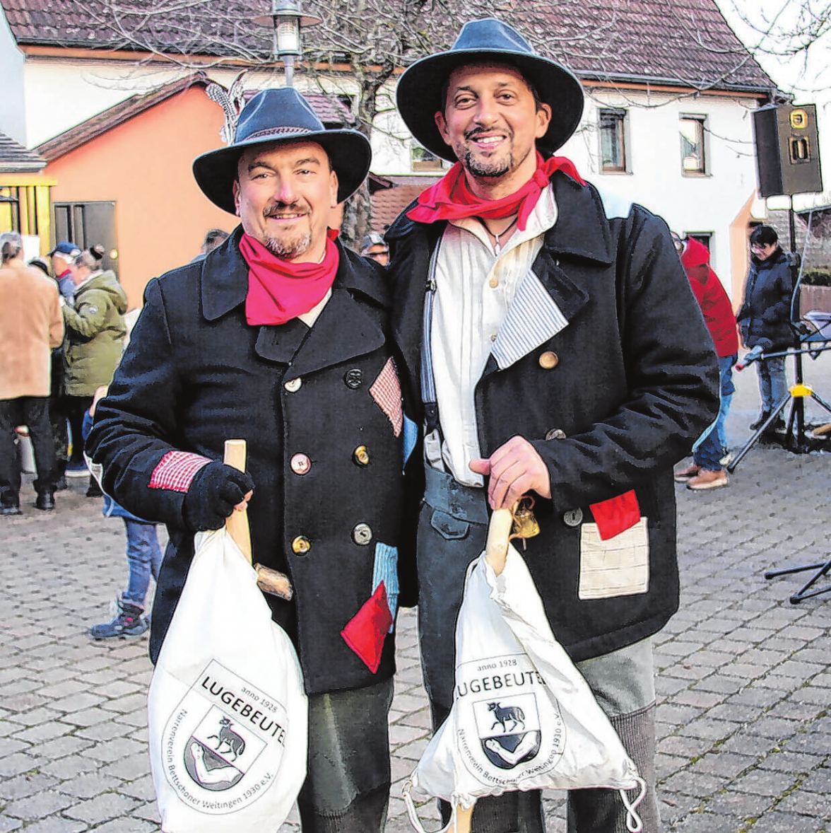 Mit dem „Lugebeutel“ hat der Narrenverein eine neue Laufgruppe.