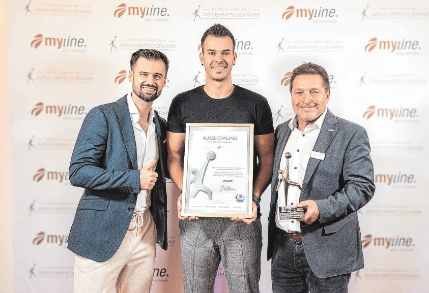 Die Auszeichnung zum Abnehmexperten von „myline“ bescheinigt die Erfolge. 