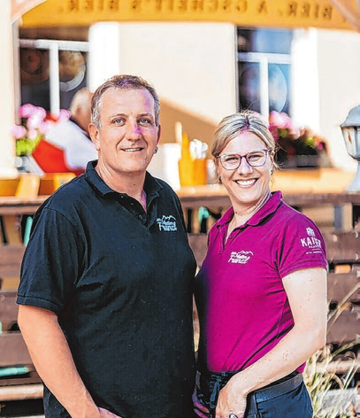 Das Gastwirt-Ehepaar Philipp und Andrea Köpf.