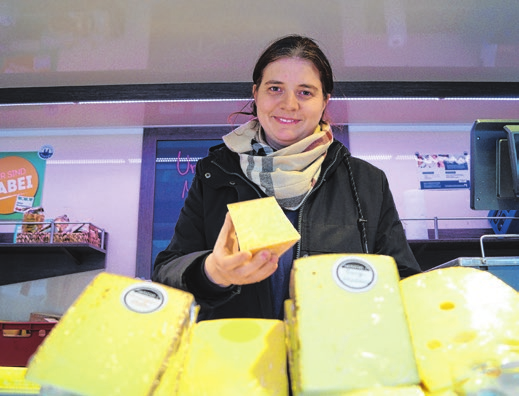 Rebecca hat Ideen zu Käse.