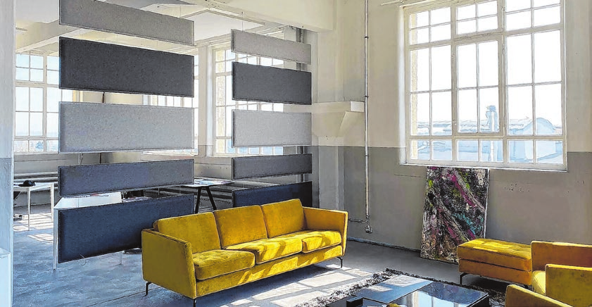 Neu bei Kohn: Raumakustik-Lösungen. Foto: Baur Akustik