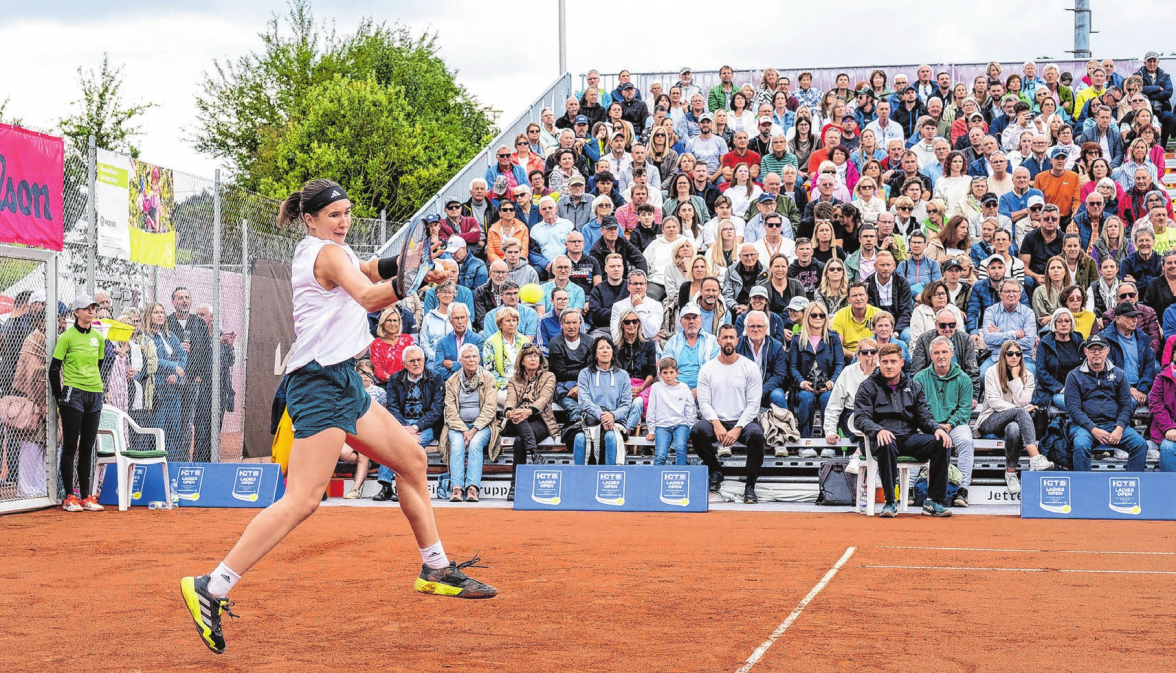Nikola Bartunkova im Finale der letztjährigen CTS Ladies Open in Hechingen. Foto: eibner/Stefan Rosenfeld