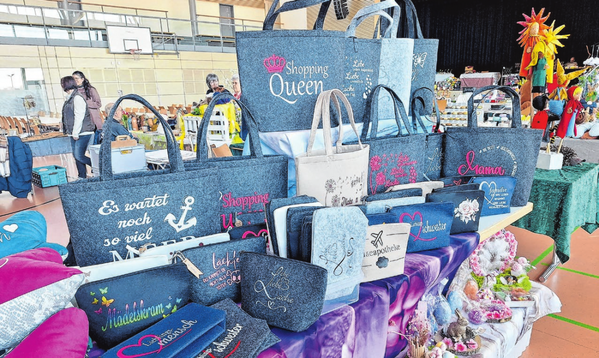 Nicht nur Osterdeko und -eier sind auf dem Markt zu finden.