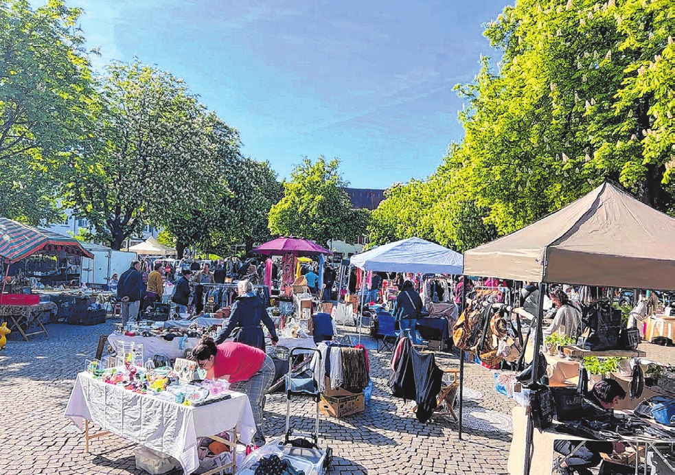 Am 9. Mai 2026 ist es wieder soweit, dann findet der beliebte Flohmarkt im Klosterhof statt. Weitere Infos rechtzeitig vorher auf der HGV-Homepage und bei ES-Märkte. Foto: ES-Märkte
