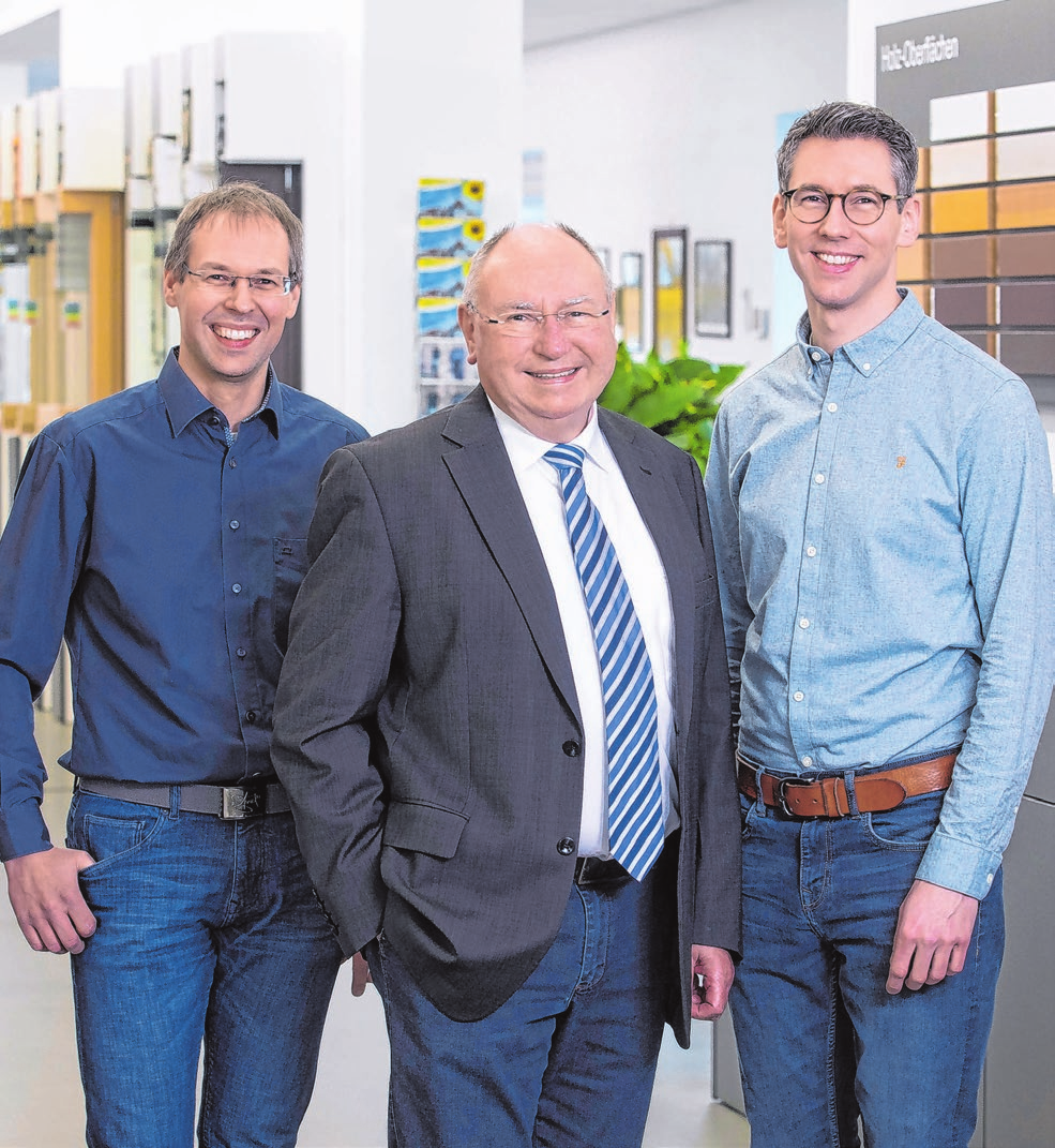 Die Geschäftsführer Marin, Max und Stefan Semler