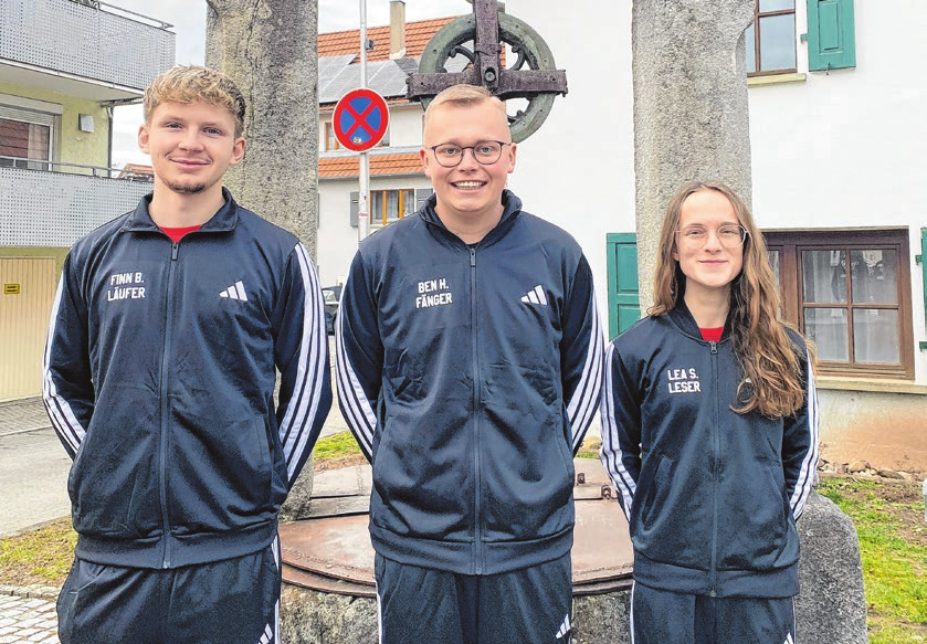 Finn Bailer geht als Läufer an den Start, lesen wird Lea Schweinbenz und Ben Hertkorn wird die 96 Eier auffangen.
