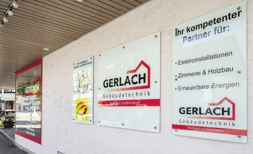 Gerlach Gebäudetechnik vereint mehrere Gewerke unter einem Dach.