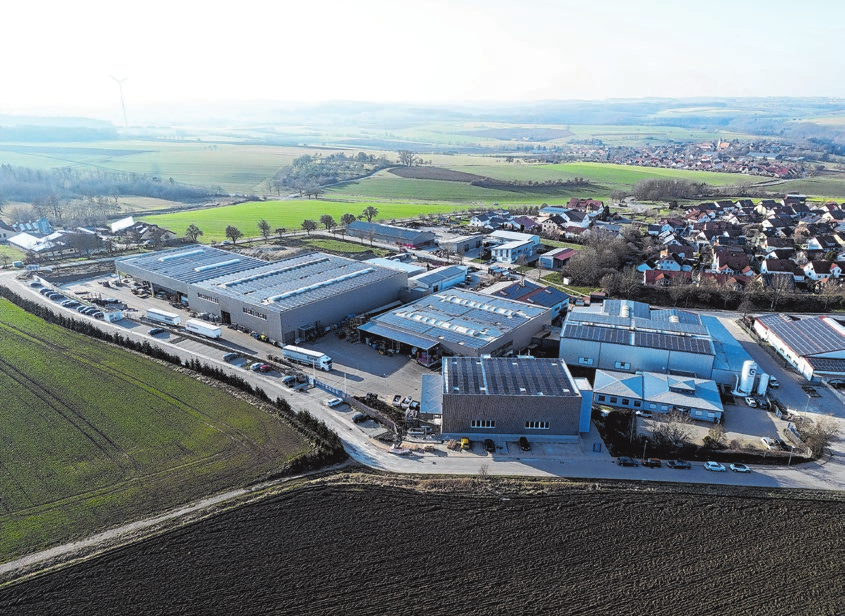 Erweiterungen: Heute stehen dem Betrieb rund 18.000 Quadratmeter Hallenfläche zur Verfügung.