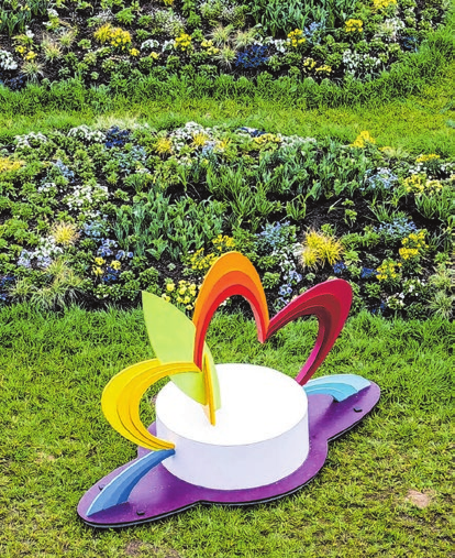 Das LGS-Logo im Grünen.