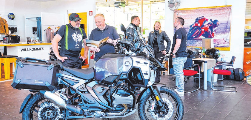 Benzingespräche bei Mulfinger Motorrad.