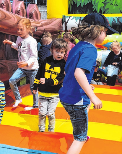 Auch für die Kinder gibt es Programm.