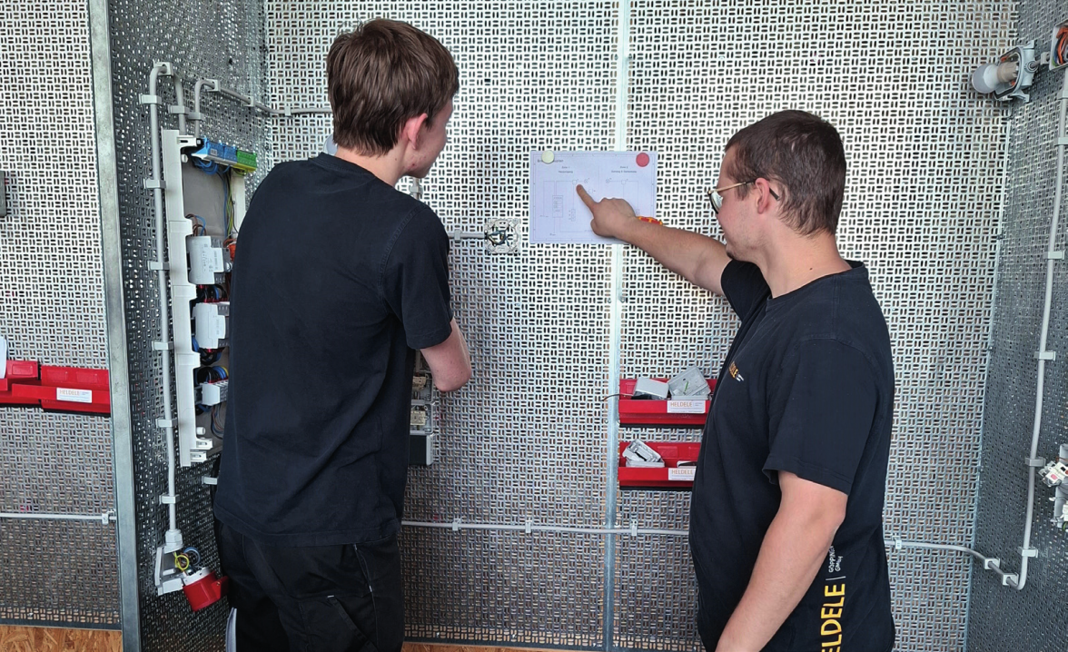 Mehr als nur Baustelle: Eine klar organisierte Ausbildung mit individueller Betreuung sorgt dafür, dass Auszubildende optimal gefördert werden. LDE