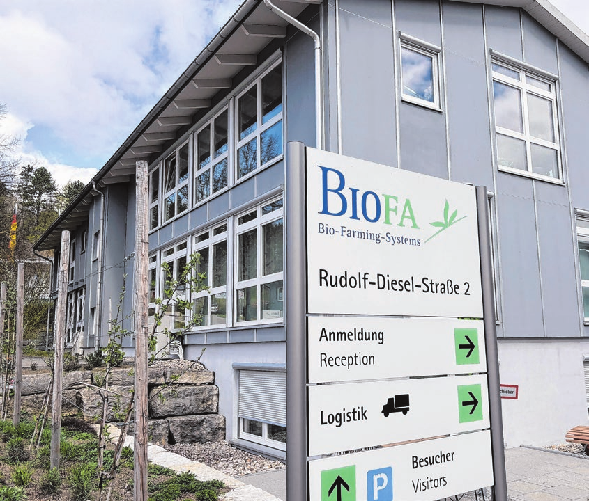 Biofa in Münsingen ist einer der führenden Anbieter biologischer Pflanzenschutzlösungen in Deutschland und blickt auf eine rund 40-jährige Unternehmensgeschichte zurück.