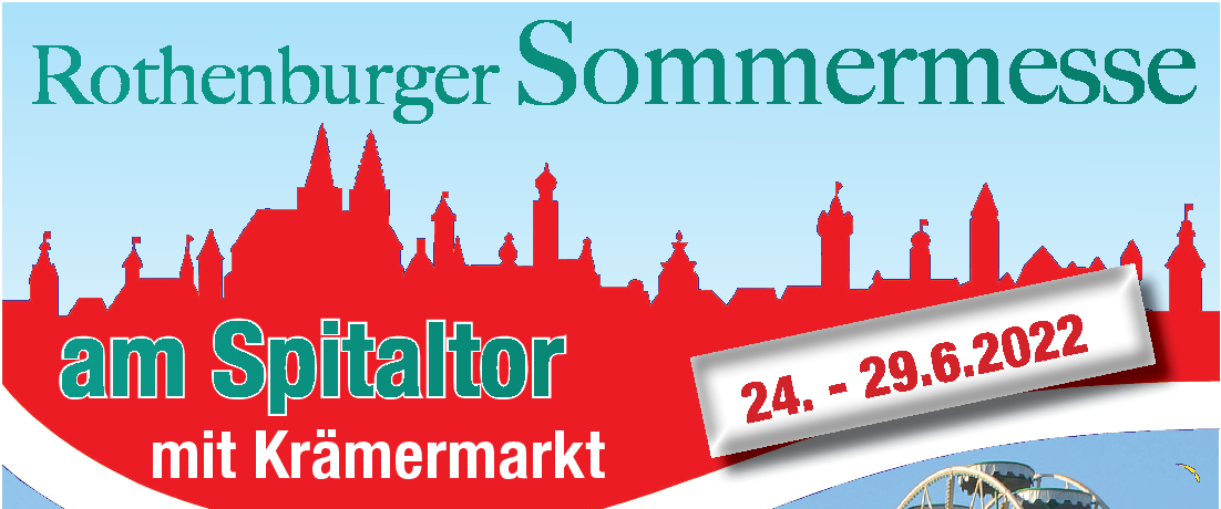Grußwort des Oberbürgermeisters zur Rothenburger Sommermesse