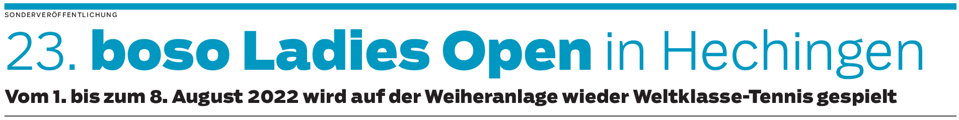 boso Ladies Open 2022 in Hechingen: Australierin Jaimee Fourlis führt die Setzliste an