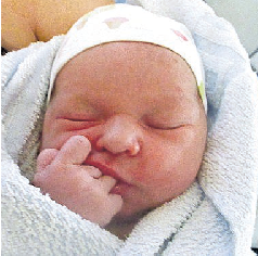 Lina Keiner, geboren am 14. September.