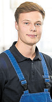 Jona Ostendorf ist Auszubildender zum Mechatroniker im dritten Lehrjahr bei Schmitz Cargobull in Vreden.
