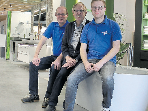 Alle drei Generationen des Familienbetriebs: Jörg, Helmut und André Brömmel.