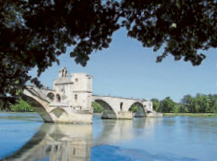 Die viel besungene Brücke von Avignon.