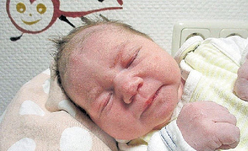 Lenya van Es, geboren am 7. April.