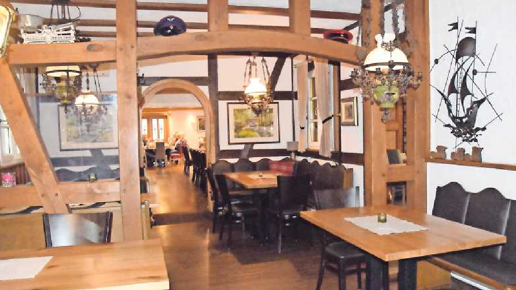 Der barrierefreie Gastraum des Restaurants,„Altes Bahnhöf'l