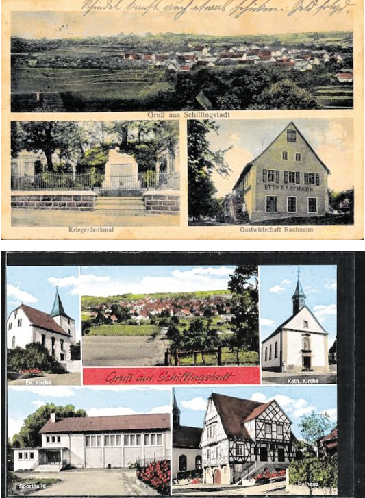 Alte Ansichtskarten von Schillingstadt.