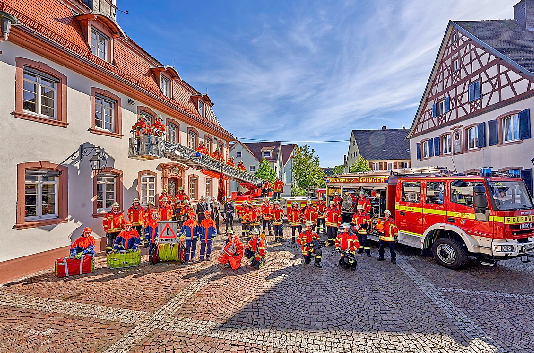 Mit einem Jubiläumsfest feiert die Teninger Feuerwehr am Sonntag ihr 100-jähriges Bestehen.