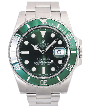 ROLEX Submariner Date ,Hulk'. Herrenuhr, Ref. 116610LV, Startpreis: 12.000 Euro. Foto: Eppli<br/><br/>