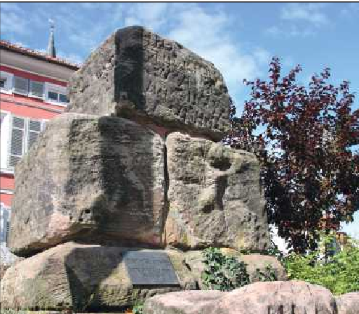 Die „Sickinger Würfel“ auf dem Alten Markt. FOTO: WALTER POTDEVIN