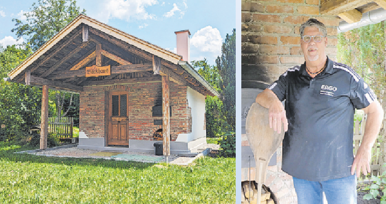 Ein Team von Ehrenamtlichen unter der Leitung von Uwe Hartländer hat das Backhaus mit Einsatz von altem Material neu aufgebaut.