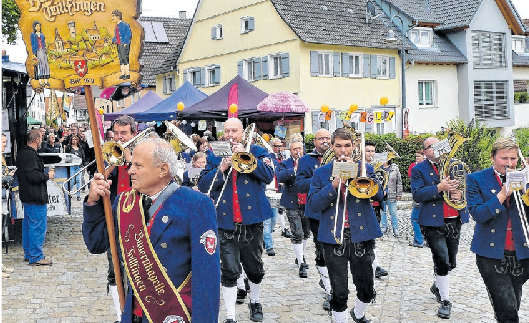 <span id="ibipf">Die Trillfinger Bauernkapelle wird zur Eröffnung den Umzug der Vereine zum Dorfplatz anführen.  Foto: Wilfried Selinka</span>