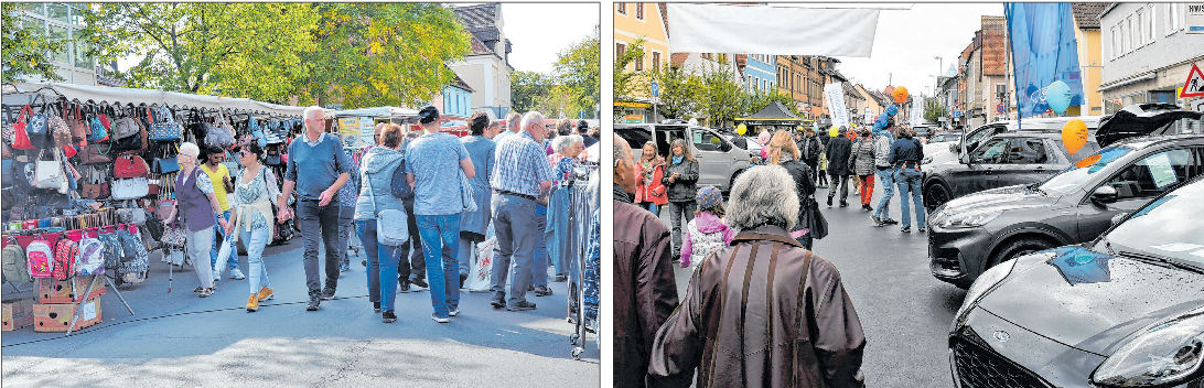 Bummeln, genießen, einkaufen, Musik, Automeile und Markt in der Bahnhofstraße: Am Wochenende ist in der Kreisstadt zum Herbstfest der Werbegemeinschaft NEA-Aktiv wieder ein buntes Programm geboten. 