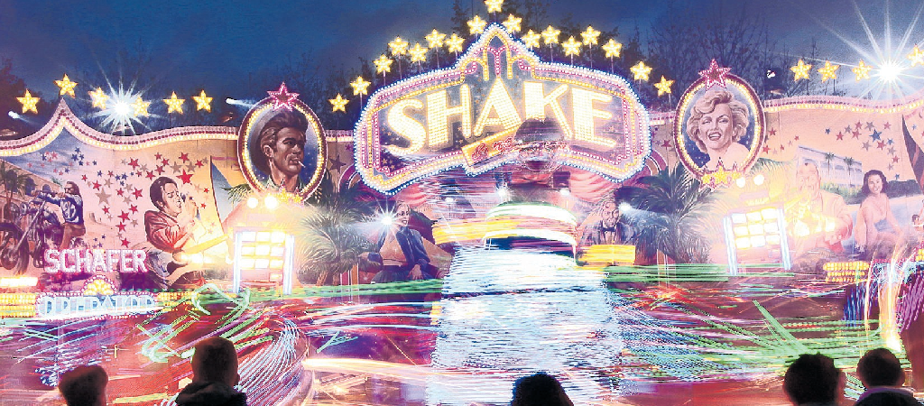 Auch das Fahrgeschäft „Shake & Roll“ gastiert wieder auf der Sim-Jü-Kirmes. FOTO HECKEN KAMP