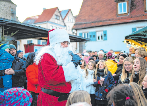 Der Nikolaus kommt nach Obersontheim. Foto: Archiv/Andreas Scholz