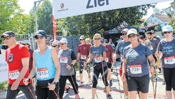 Laufen für den guten Zweck: Bei„steps for life“ des SV Würtingen beteiligen sich hunderte Sportler.