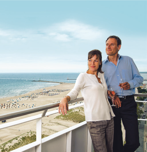 Herrlicher Ostseeblick. Foto: Hotel Neptun