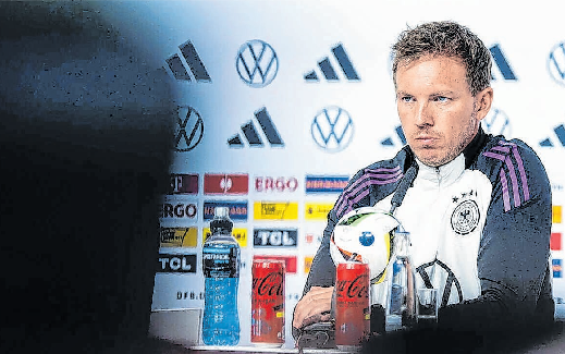 Julian Nagelsmann: „Ich hoffe, dass wir an die Einheiten vom März anschließen können.“ Foto: ges/Markus Gilliar/dfb