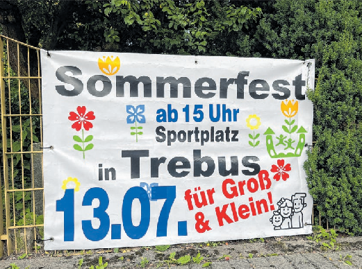 Am kommenden Samstag wird in Trebus gefeiert. Foto: Josefin Buẞmann