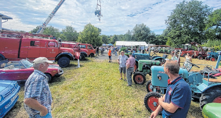 Beim Oldtimertreffen gibt es Nostalgie pur. Fotos: FFW