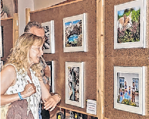 Fotoausstellung im Gasthaus Schachinger. Foto: Alois Litzlbauer