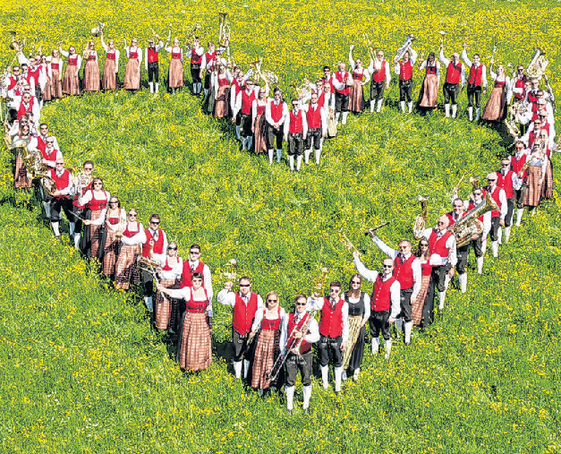 Musikkapelle Taiskirchen spielt beim Frühschoppen auf. Foto: Musikkapelle Taiskirchen