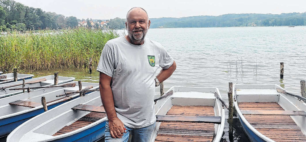 Fred Schüler und sein Organisationsteam laden wieder zum Anglerund Fischerfest in Buckow. Fotos: Thomas Berger