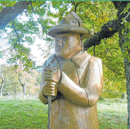 Der Schäfer hält am Kappelbuck Wacht.