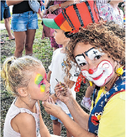 Kreativer Look: Kinderschminken steht bei den Jüngsten sicher wieder ganz hoch im Kurs. Die Heinersdorfer sind vorbereitet.