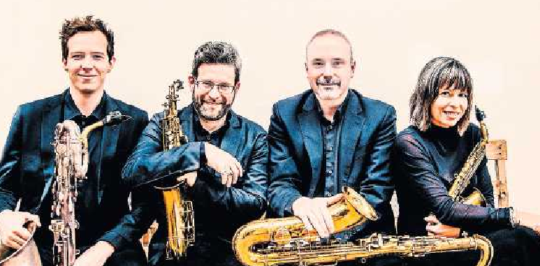 Das Raschèr Saxophone Quartet kommt nach Dannstadt-Schauernheim. FOTO: FELIX BROEDE/GRATIS