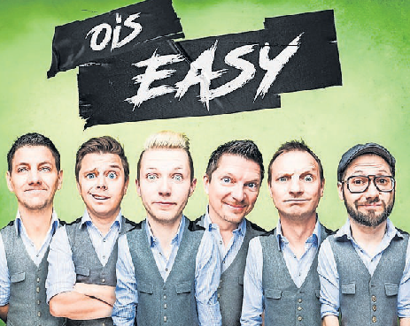 Mit Ois Easy, der Partyband aus Bayern, startet das Haarener Oktoberfest freitags schwungvoll in das Festwochenende. FOTO: OIS EASY