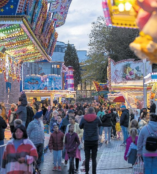 Auf dem Kirmesgelände gibt es viel zu erleben. FOTO: HEESE