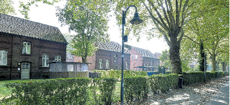 Auch die Bergbau-Siedlung an der Ziethenstraße steht auf der Denkmalliste der Stadt. Hier gibt es rund 50 gleich gestaltete Ziegelbauten. Errichtet wurden diese bereits Ende des 19. Jahrhunderts- und zwar für Bergarbeiter der Zeche Preußen. FOTO GÜNTHER GOLDSTEIN