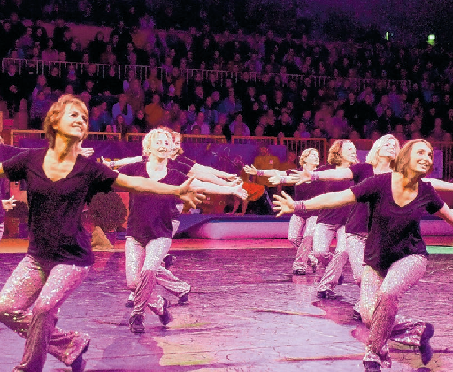 Unter der Leitung von Christiane Selig fasziniert die Jazzdance Company mit zeitgenössischem Gesellschafts- und Kunsttanz, der auch als Musical-Tanz bekannt ist. Er beinhaltet lyrisch-weiche, fließende Figuren sowie schnelle, rhythmische Bewegungen.