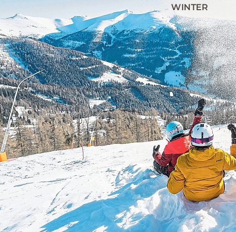 Die weitläufigen Pisten von Bad Kleinkirchheim machen das Skifahren zum Erlebnis: Hier treffen sportliche Abenteuerlust und sonnige Aussichten auf eine perfekte Winteridylle.Foto: Mathias Prägant/MBN Tourismus